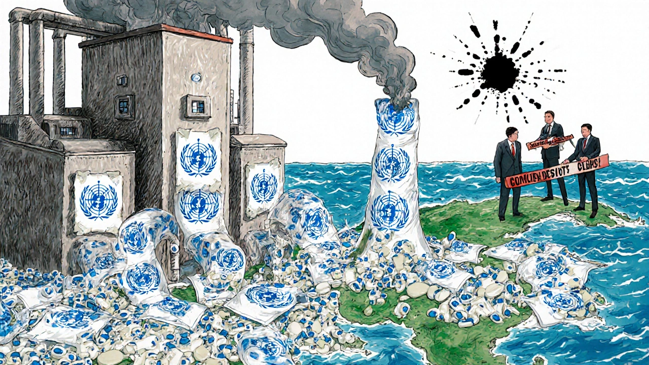 Generic pills flow from an Indian factory across oceans to African clinics, overcoming shadowy corporate barriers.