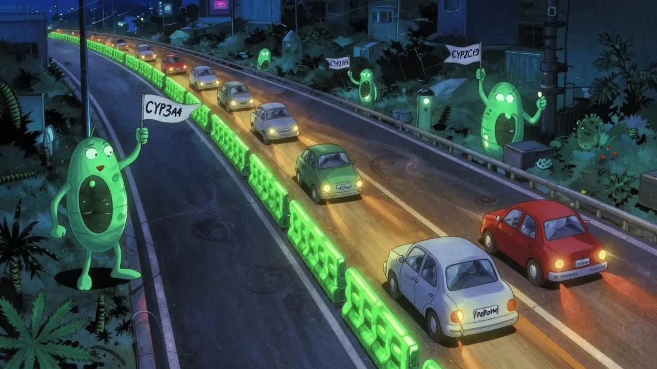 CBD Oil and Prescription Medications: How CYP450 Inhibition Causes Sedation and Drug Interactions