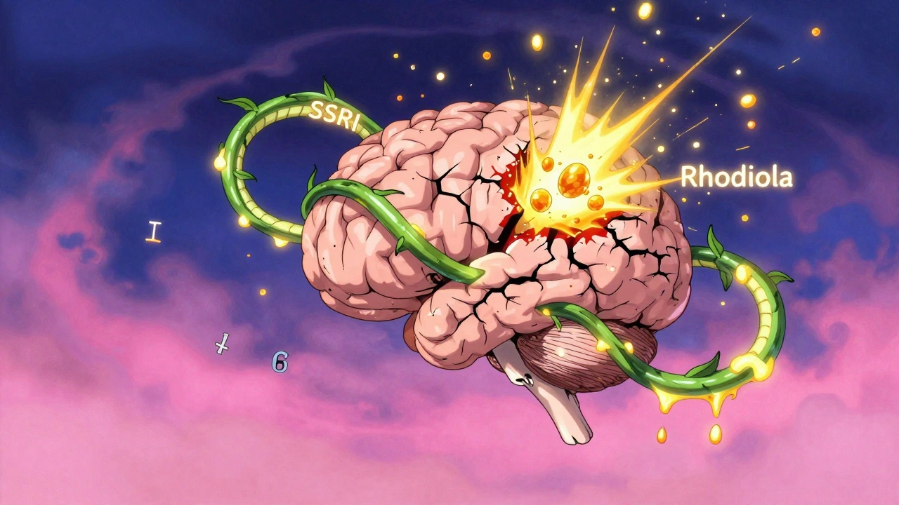 Rhodiola and Antidepressants: What You Need to Know About Serotonin Risks