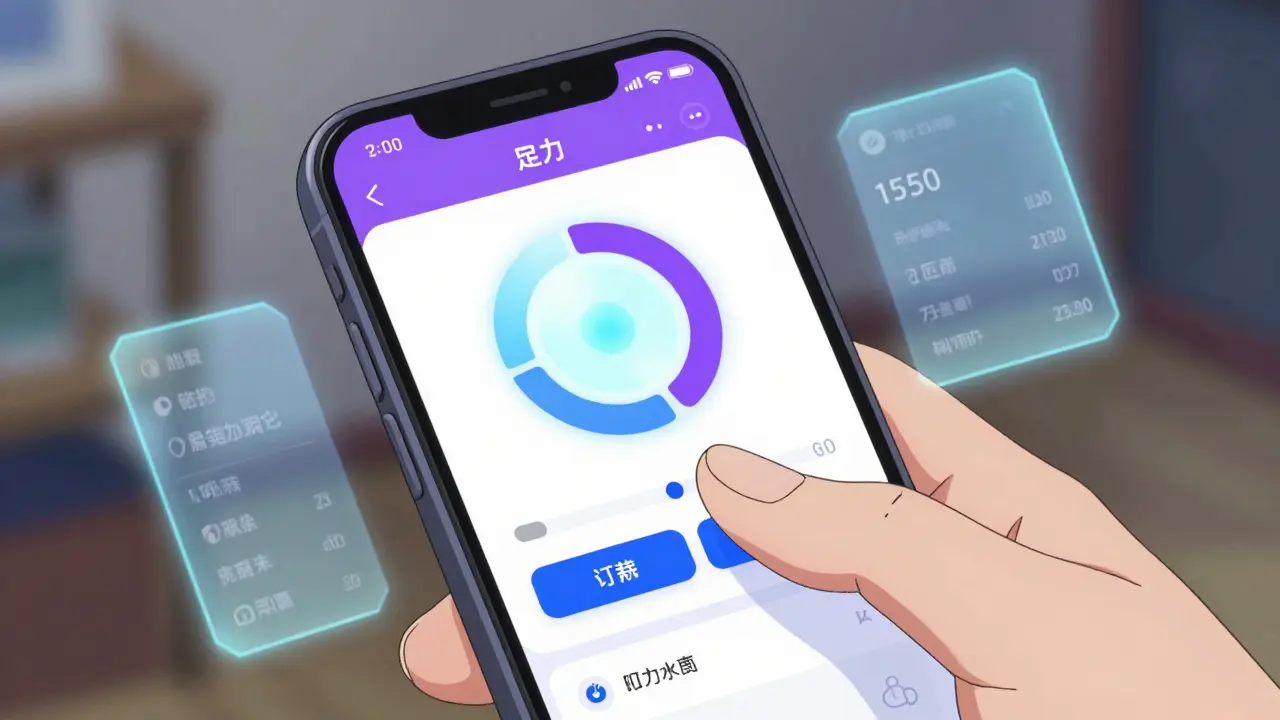 Smartphone showing medication reminder interface