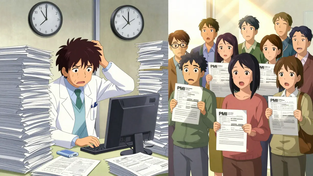 Pharmacist stress vs patient relief with new medication info guide